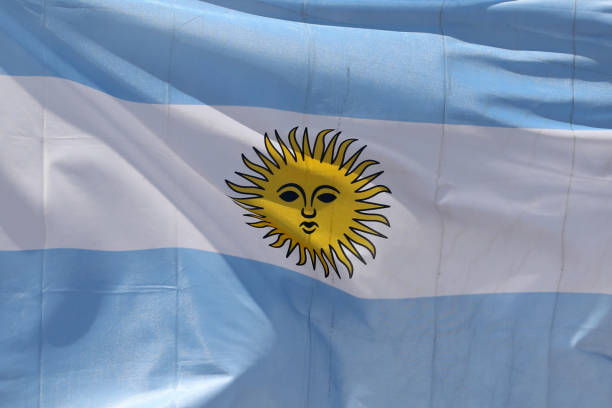 istock Argentina flag waving 1319768319
