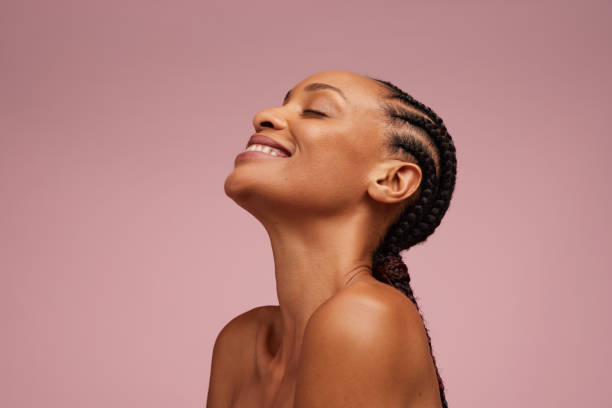 istock Beautiful woman feeling happy 1319772787