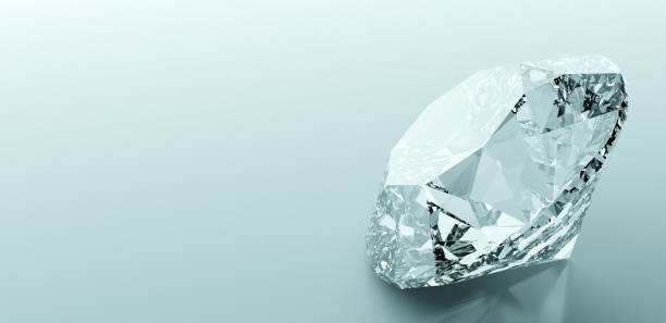 istock Brilliant cut diamond, precious gem jewelry 1319775890