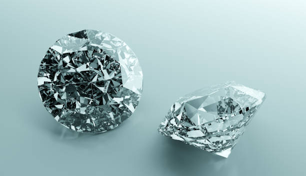 istock Brilliant cut diamond, precious gem jewelry 1319775901