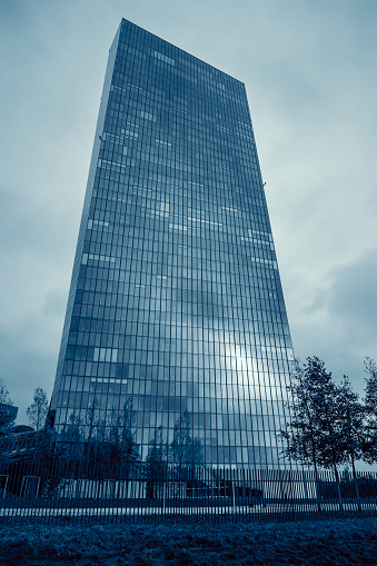 European Central Bank building in Frankfurt am Main, Germany