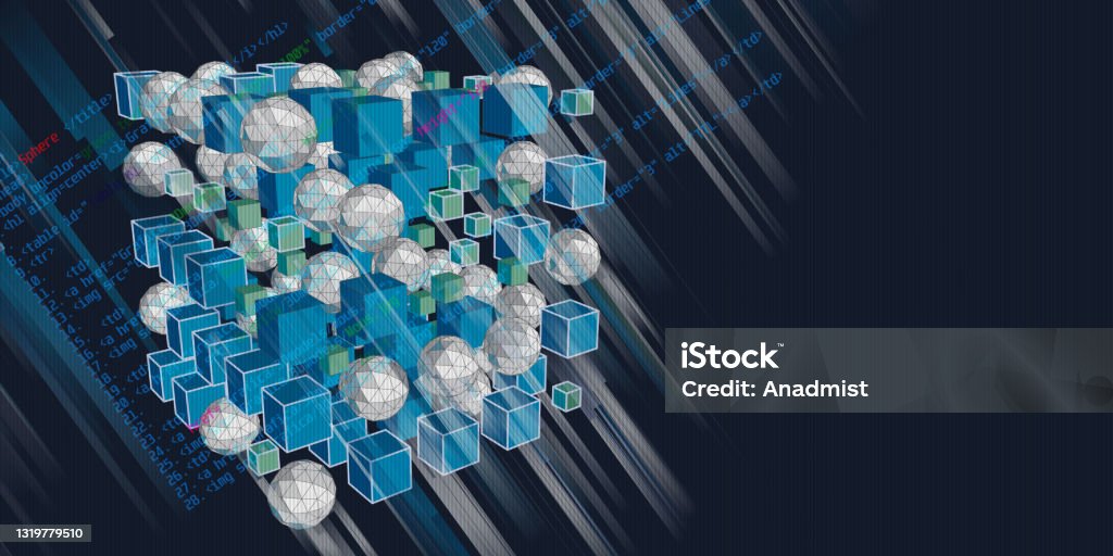 Algorithm Virtualizations Image Abstract Visualization Analyze Algorithm Cubes And Spheres Quantum ...