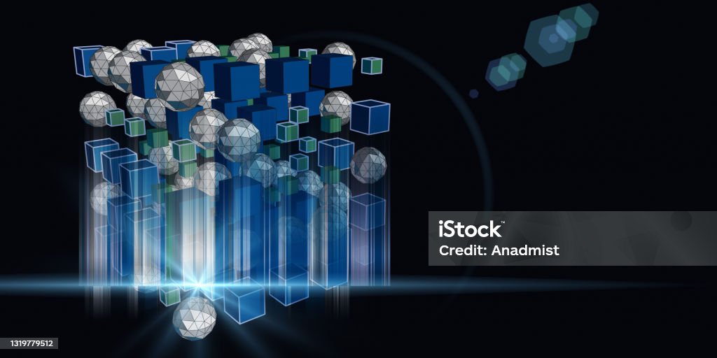 Algorithm Virtualizations Image Abstract Visualization Analyze Algorithm Cubes And Spheres Quantum ...