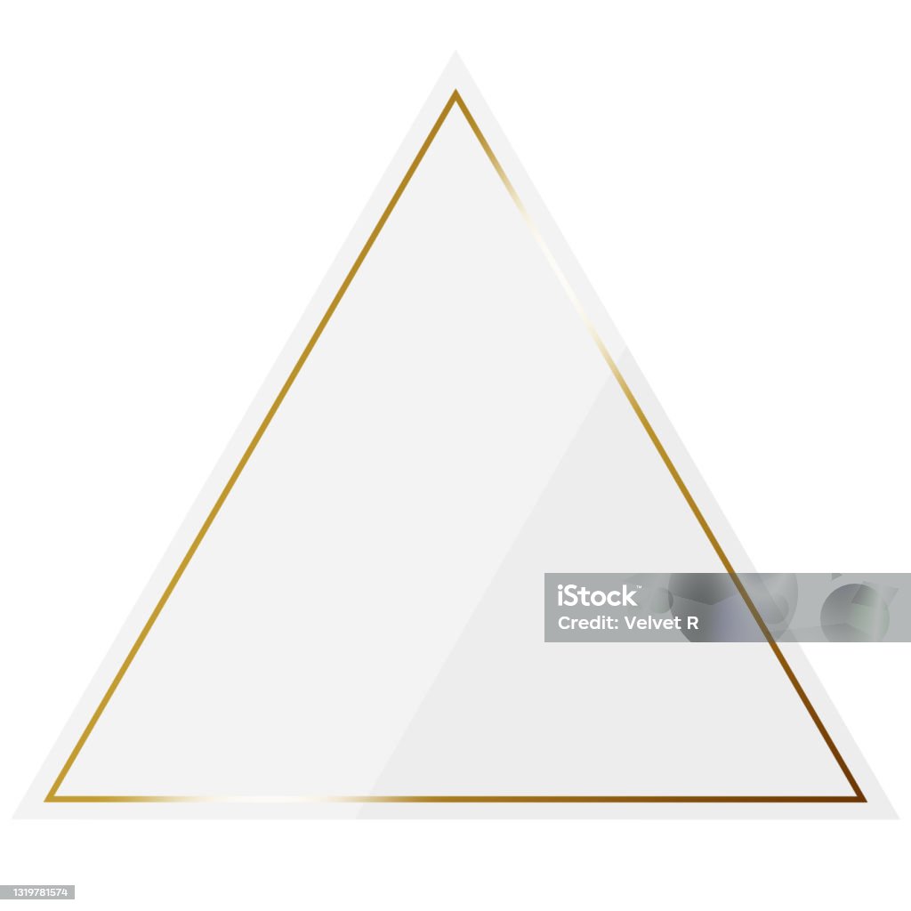 Triangle Vector Frame Triangle Frame Stock Illustration - Download Image Now - Backgrounds ...