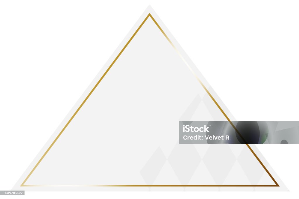 Traiangle Frame Triangle Frame Stock Illustration - Download Image Now - Backgrounds ...