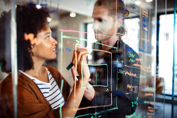 istock Business people good teamwork in office. Teamwork successful meeting workplace concept. 1319800165