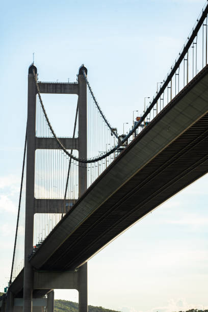 istock Tsing ma bridge at sunset moment 1319802808