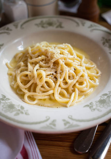 Bucatini Cheese and Pepper pasta
