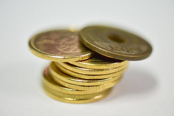 istock Gold coin in business concept. 1319813430