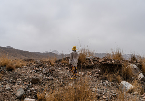 Rear View of Woman in autumn