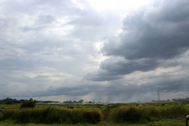 istock beautiful clouds repaid by pollution by humans 1319814768