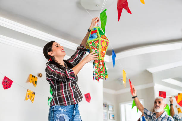 istock Festa Junina decoration at home 1319815292
