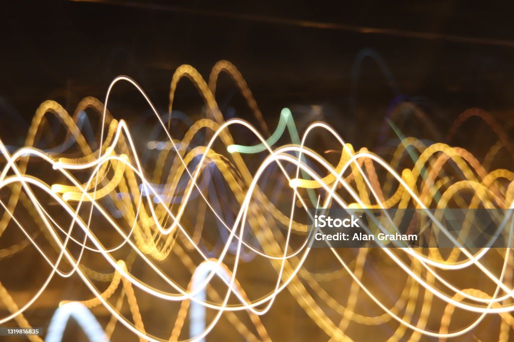 Light Trail Pattern Light Trail Patterns Created Using Intentional Camera Movement With ...