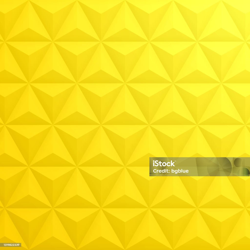 Abstract Yellow Background Geometric Texture Stock Illustration ...