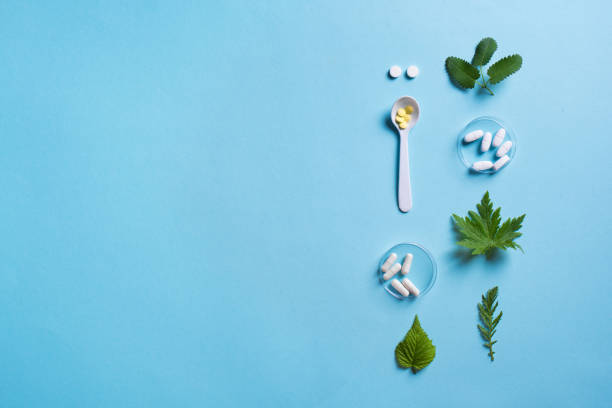 istock Homeopathy, naturopathy, herbal medicine concept 1319827818