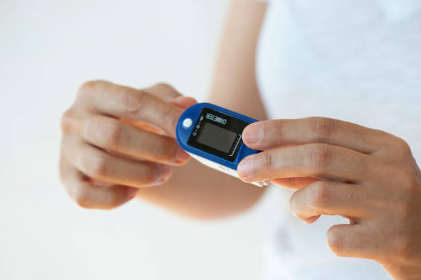 istock Woman And Oximeter 1319835071