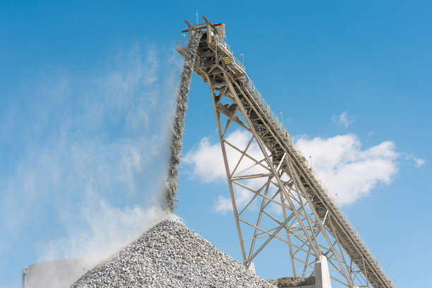 istock Stockpile and conveyor belt 1319836496