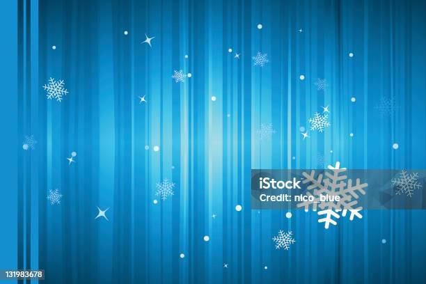 Płatki Śniegu Zimą - Stockowe grafiki wektorowe i więcej obrazów Abstrakcja - Abstrakcja, Bez ludzi, Błyszczący
