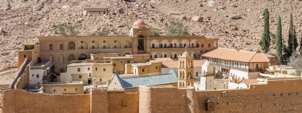 Saint Catherine's Monastery. Greek Orthodox monastery. Sinai. Egypt. stock photo