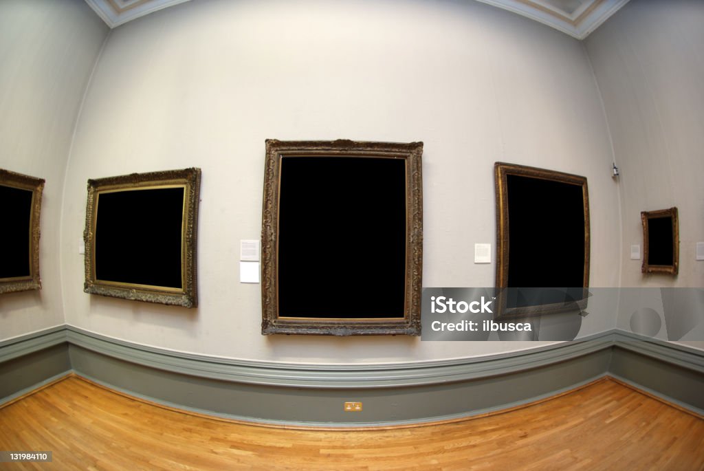 Museum Frame Style Fisheye Museum Frames Stock Illustration - Download Image Now - Picture ...