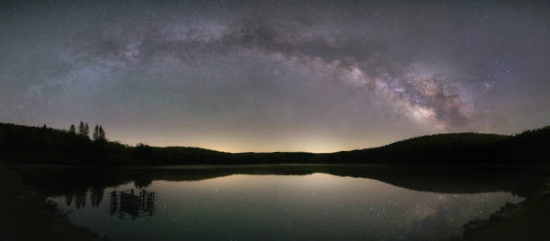istock Spruce Knob Lake Milky Way Panorama 1319844614