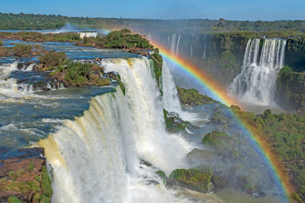 istock Iridescent Ranbow Over the Falls 1319850439
