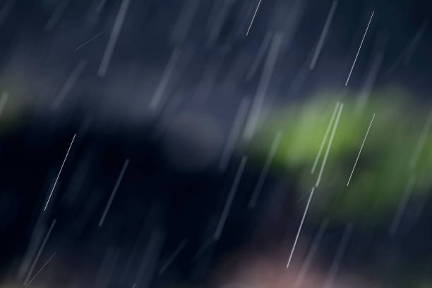 istock Drops of summer rain in the atmosphere. 1319854021