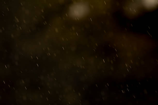 istock Raindrops in the air, natural dark background 1319854023