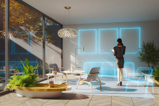 istock Augmented reality for home furniture shopping 1319856031