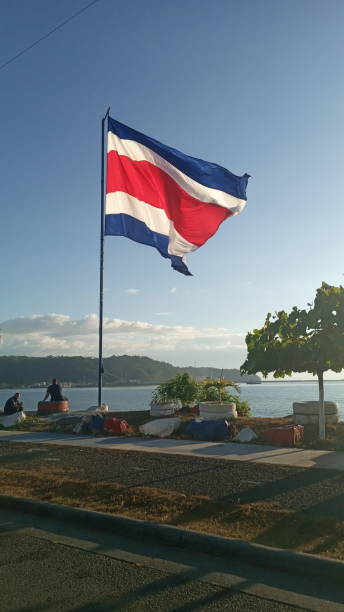 independência - bandeira da costa rica - fotografias e filmes do acervo