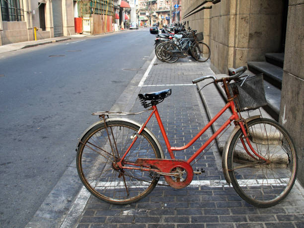 istock Bicycle Parking in China 1319870740