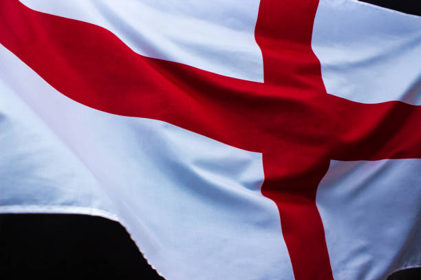 istock Waved flag of England 1319874518