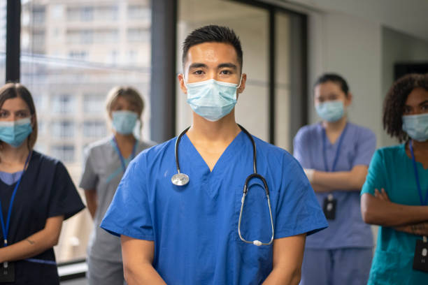 istock Medical team wearing PPE 1319877936