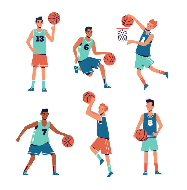 ilustrações, clipart, desenhos animados e ícones de ðμð°ñññ - sports uniform blue team event sports activity