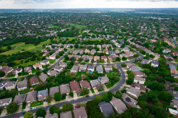 istock Suburb Homes in Austin Texas 1319879019