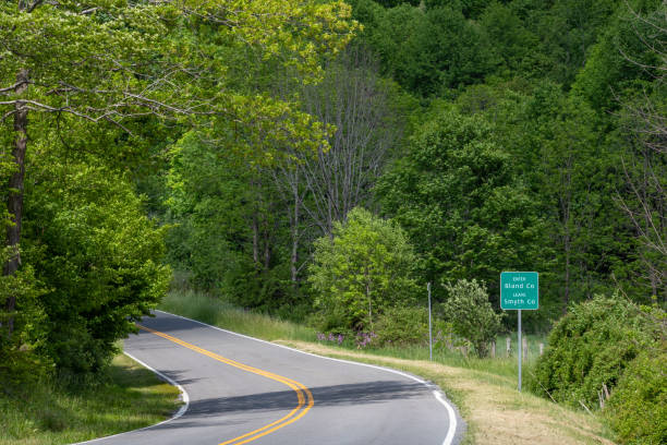 istock Bland County / Smyth County line in Virginia 1319882436