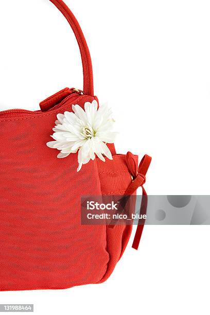 Photo libre de droit de Isolé Sac Avec Une Jolie Petite Fleur banque d'images et plus d'images libres de droit de Acheter - Acheter, Adulte, Amour