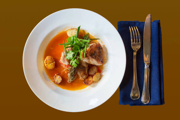 istock Lemon Basil Roast Chicken with Potatoes 1319884985