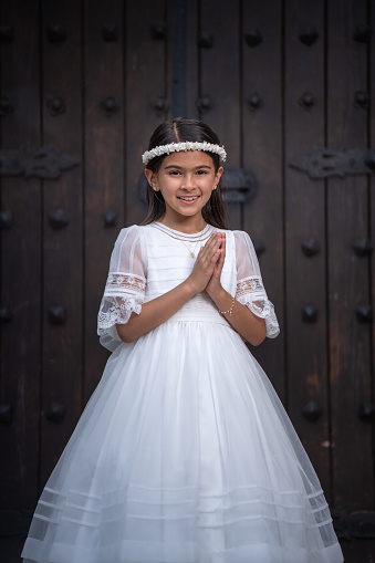 First Communion latin girl