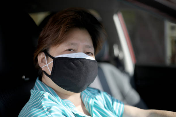 istock People Wearing Double Masks 1319889738