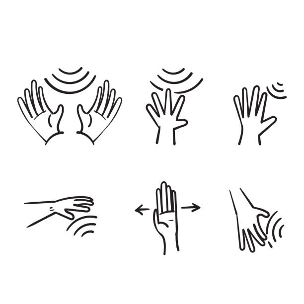 Hand Movement Sensor Sign 260+ Motion Sensor Screen Stock Illustrations, Royalty-Free Vector ...