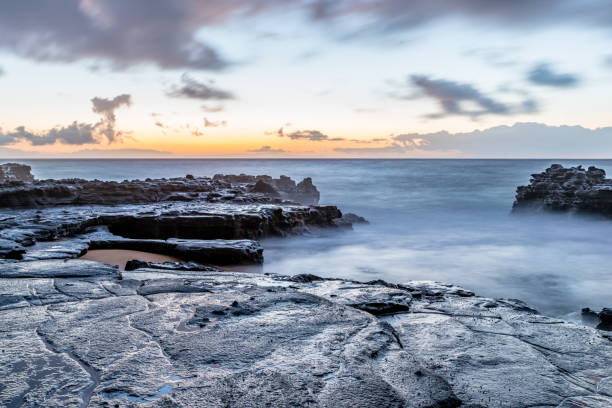 istock Sunrise at Sandy Beach Park on Oahu, Hawaii 1319900376