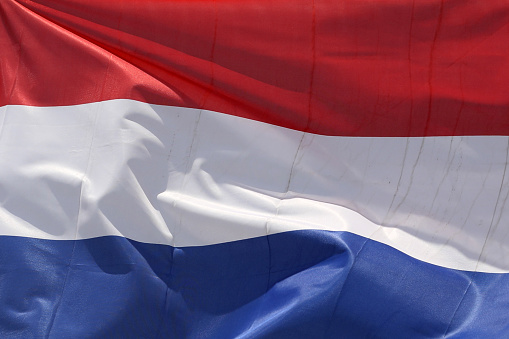 Netherlands flag waving