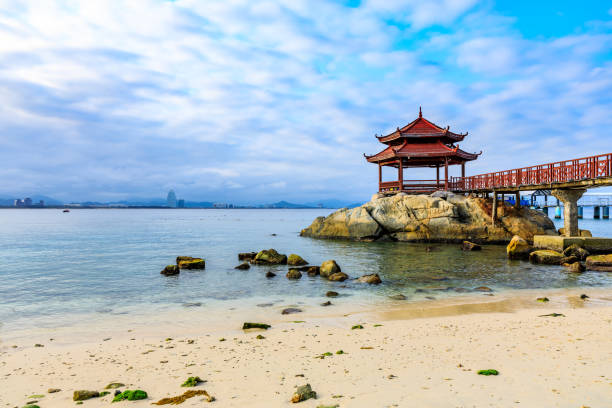 istock Beautiful seaside scenery in Sanya,Hainan. 1319915866