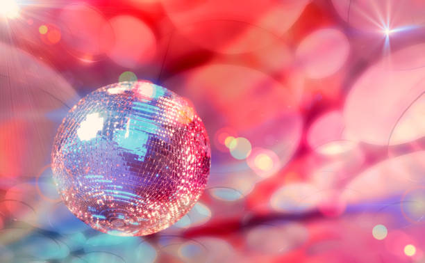 istock Shining disco ball for party background 1319918133