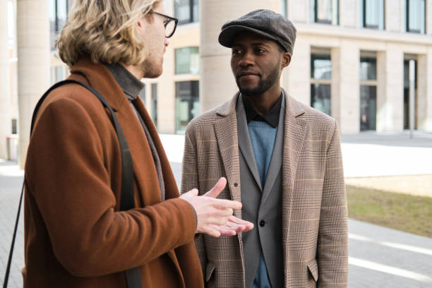 istock Men standing in the city 1319920516