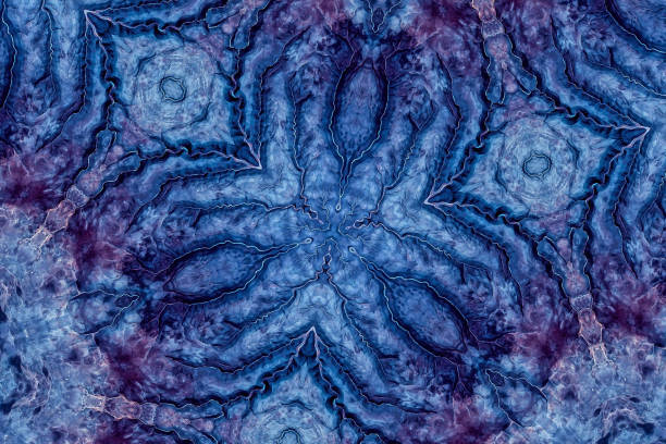 istock Stone agate lapis lazuli blue mineral, Marine Watercolor marble, geometric cut repeating pattern. Illustration of a round stone texture pattern background 1319922946