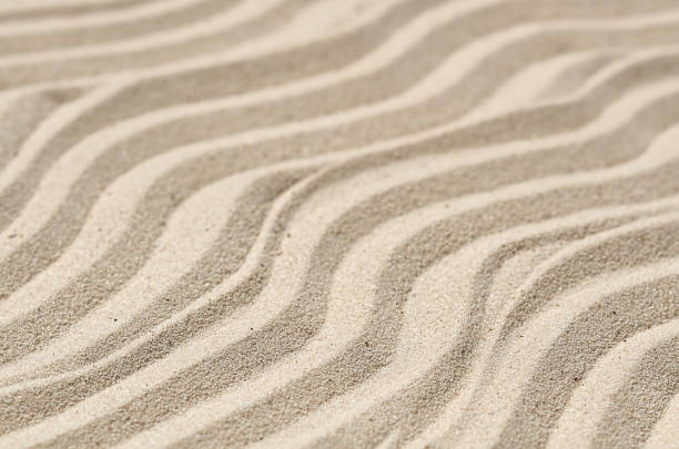 istock wavy sand texture in narrow focus and blurring 1319924932