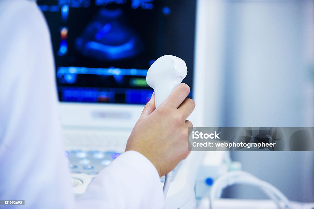 Ultrasound Scan Ultrasound Scan, selective focus, space for copy,  canon 1Ds mark III Ultrasound Stock Photo