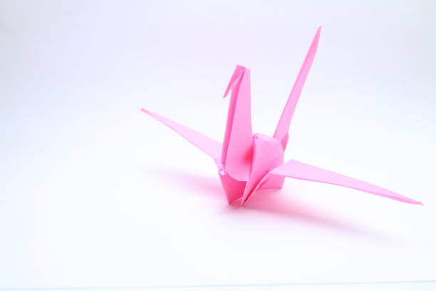 istock Beautiful origami crane 1319929495